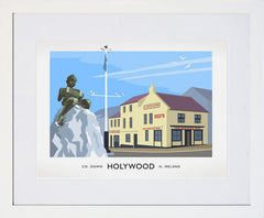 Co Down - Holywood Frame White 40x30 With Mount