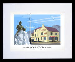Co Down - Holywood Frame Black 40x30 With Mount