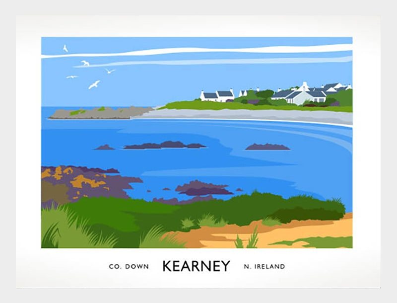 Co Down - Kearney Frame White 70x50