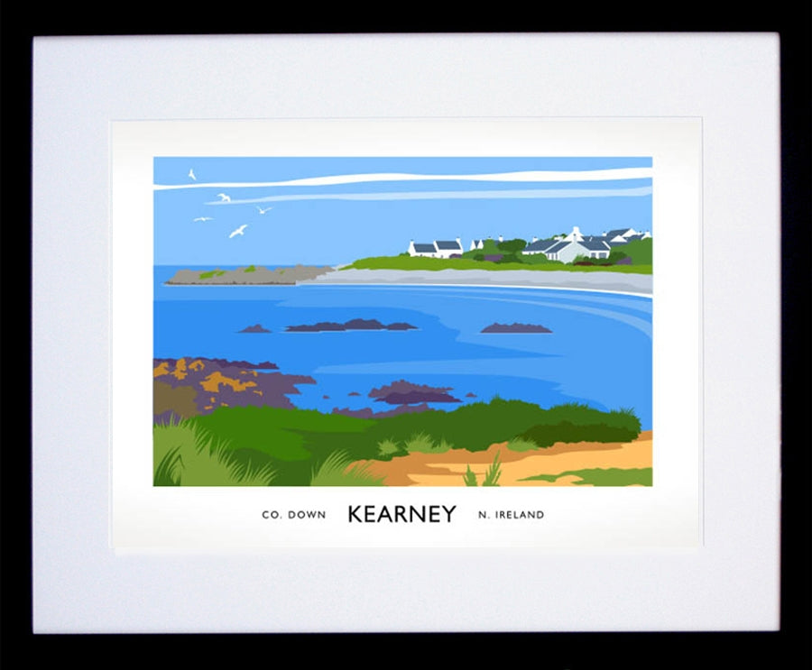 Co Down - Kearney Frame Black 40x30 With Mount
