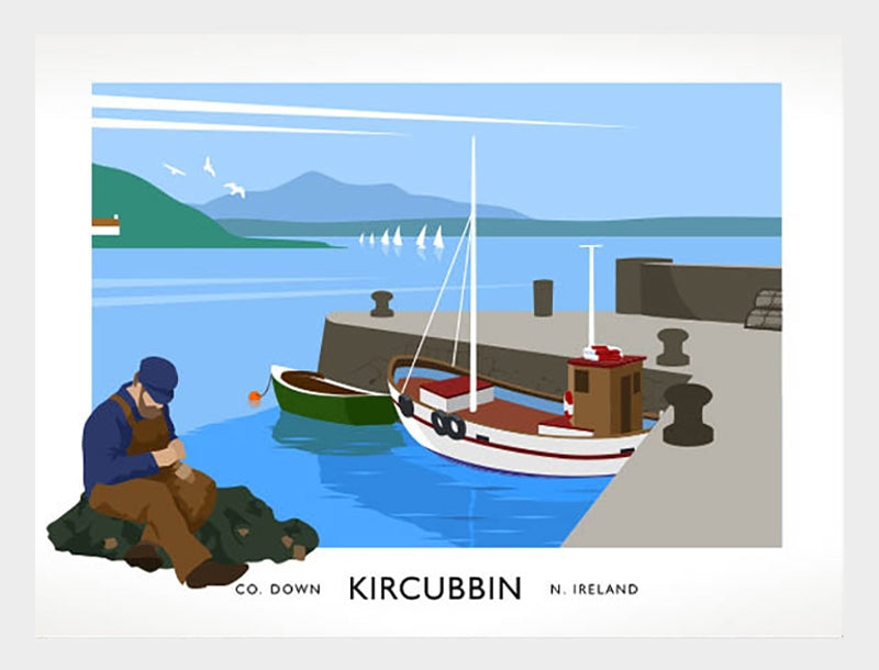Co Down - Kircubbin Frame White 70x50