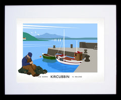 Co Down - Kircubbin Frame Black 40x30 With Mount
