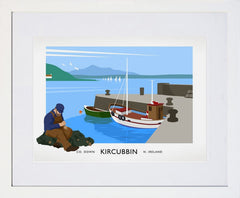Co Down - Kircubbin Frame White 40x30 With Mount