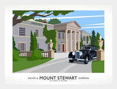 Co Down - Mount Stewart House Frame White 70x50