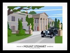 Co Down - Mount Stewart House Frame Black 70x50