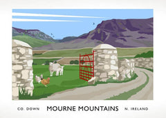 Co Down - Mourne Mountains  Unframed 40x30