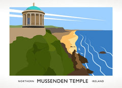 Co Derry - Mussenden Temple Unframed 70x50