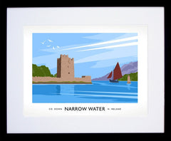 Co Down - Narrow Water Frame Black 40x30 With Mount