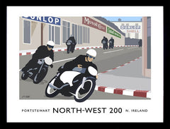 Sport - North West 200  Frame Black 40x30 No Mount