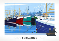 Co Down - Portavogie Unframed 70x50