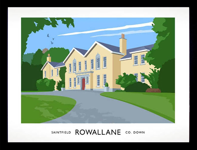 Co Down - Rowallane Frame Black 70x50
