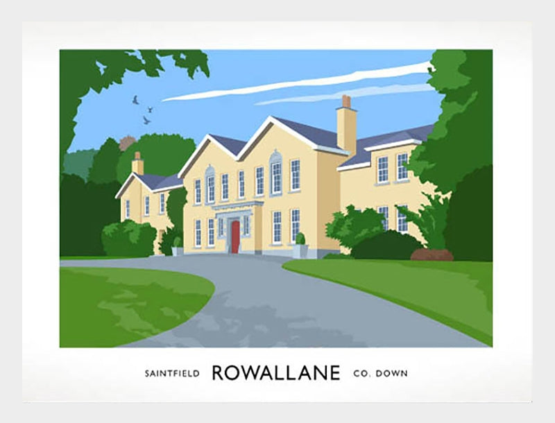 Co Down - Rowallane Frame White 40x30 No Mount