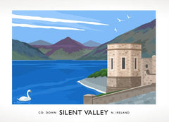 Co Down - Mourne Mountains Silent Valley Unframed 70x50