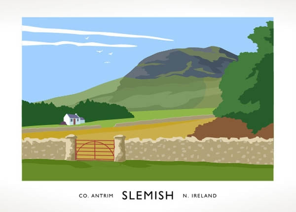 Co Antrim - Slemish Unframed 30x40