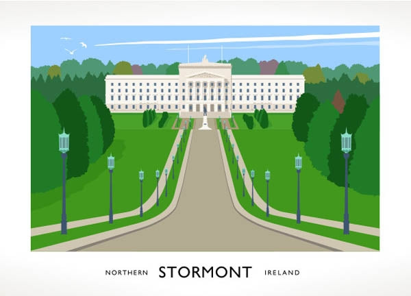 Belfast - Stormont Unframed 70x50