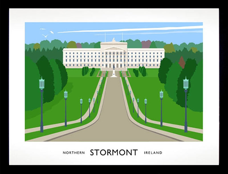 Belfast - Stormont Frame Black 70x50