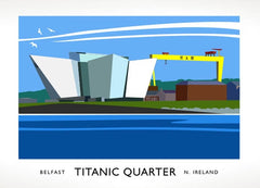 Belfast - Titanic Quarter Unframed 40x30