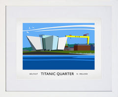 Belfast - Titanic Quarter Frame White 40x30 With Mount