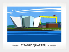 Belfast - Titanic Quarter Frame White 40x30 No Mount