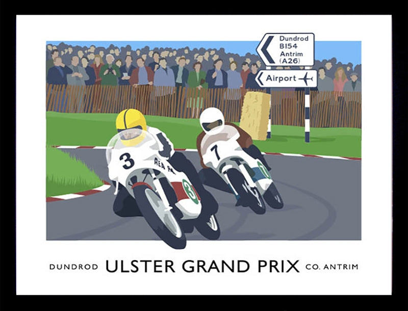 Sport - Ulster Grand Prix Dundrod Frame Black 70x50