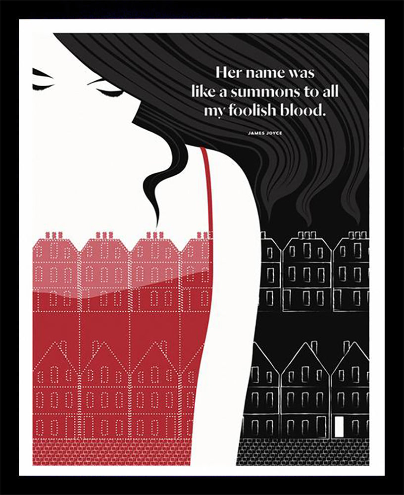 James Joyce - Summons Black Box Frame