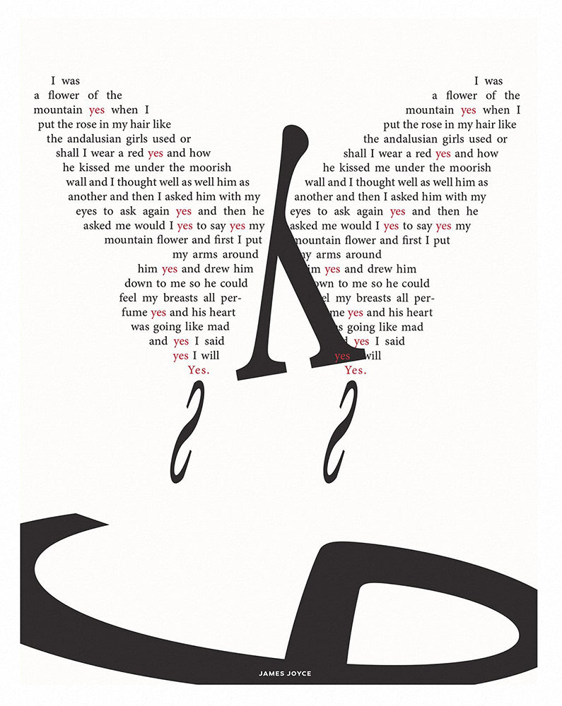 James Joyce - Yes-28 x 35.5-Unframed