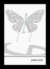 James Joyce - Yes-38 x 53.5-Flat Black Frame