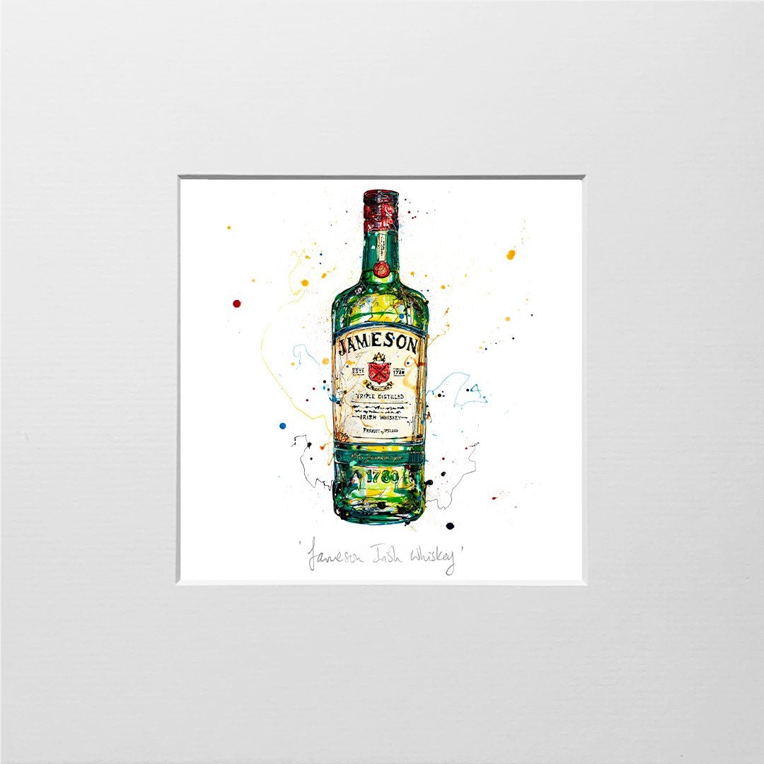 Print Open Edition Drinks - Jameson Irish Whiskey-12 x 12-Unframed