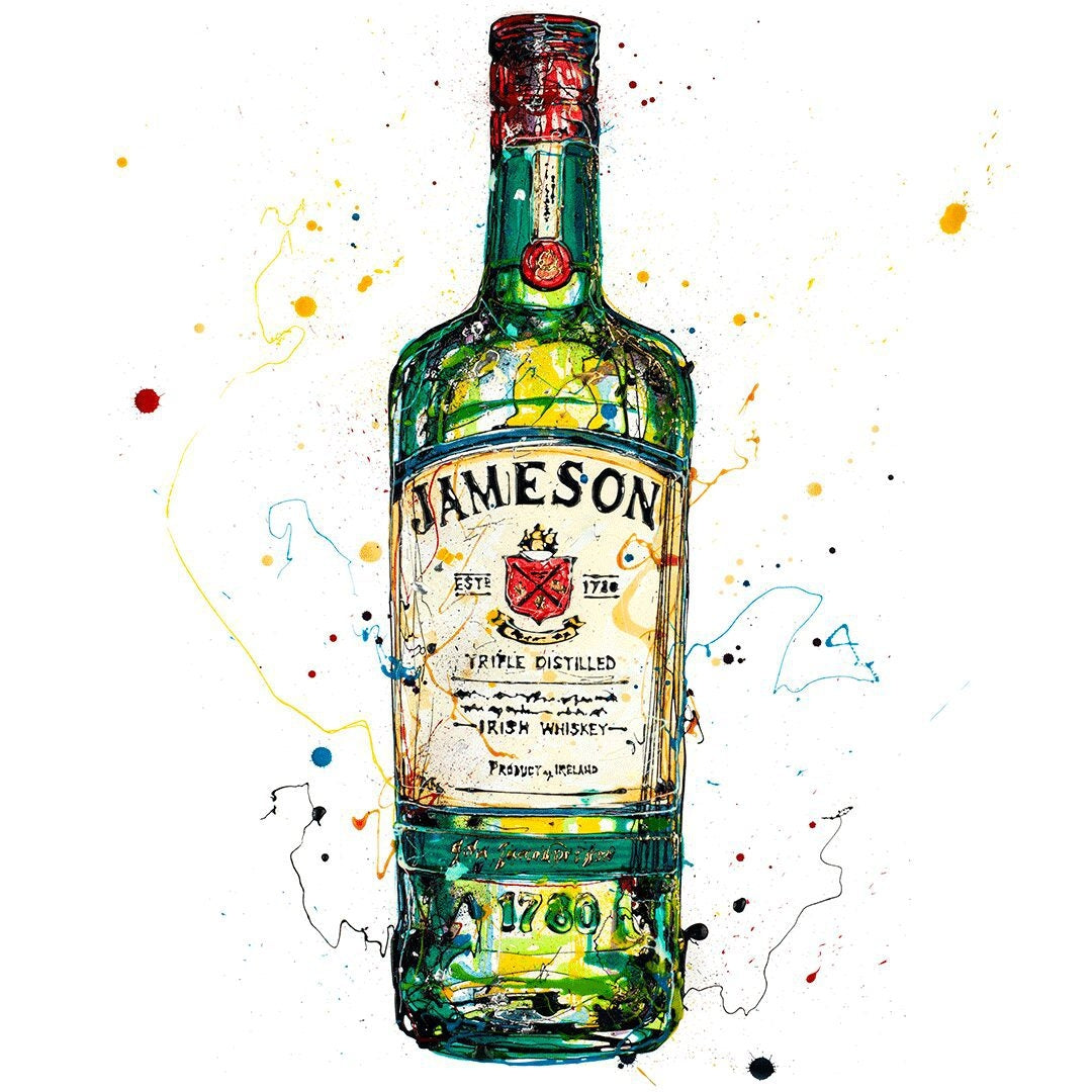 Print Open Edition Drinks - Jameson Irish Whiskey-30 x 30-Unframed