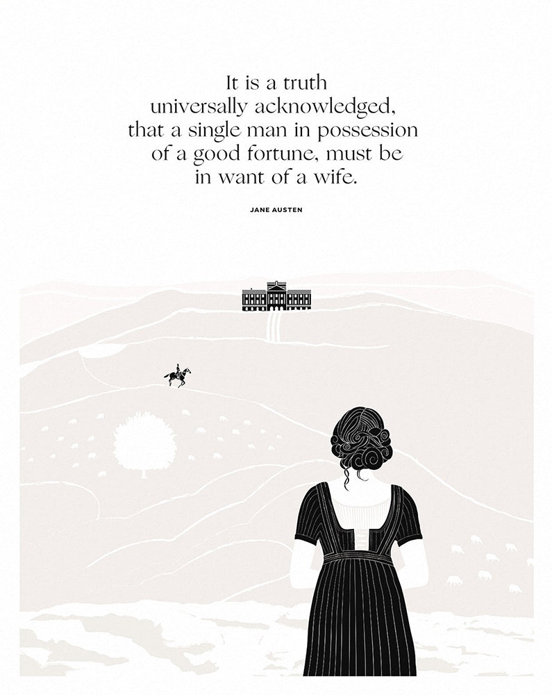 Jane Austin - Wife Unframed