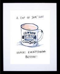 Gin - Jawbox Cup Of Gin Black Frame