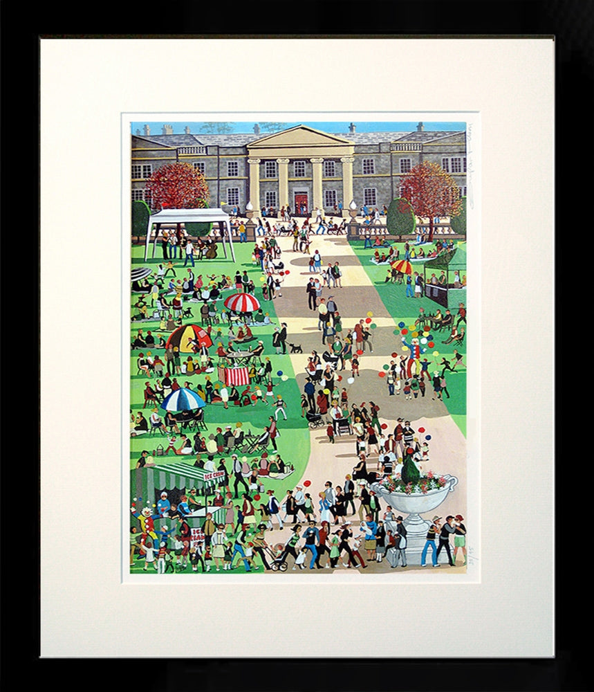 Print - Jazz and Ice Cream at Mount Stewart (Print) Black frame