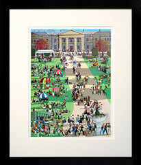Print - Jazz and Ice Cream at Mount Stewart (Print) Black frame