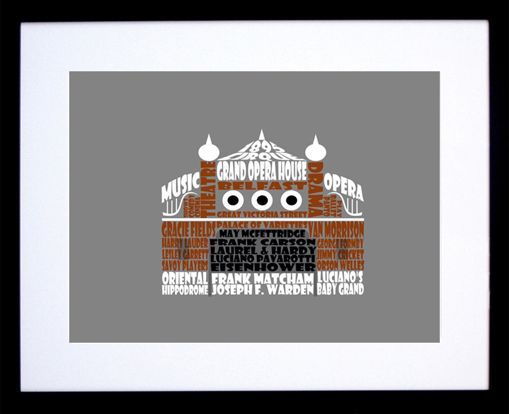 Grand Opera House Frame Black