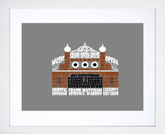 Print - Grand Opera House White Frame