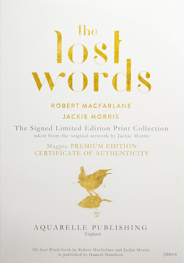 The Lost Words - Magpie Premium Edition