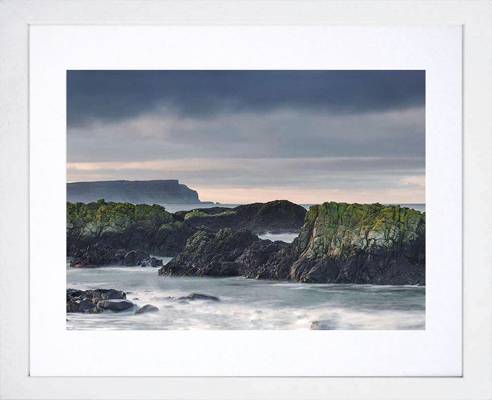 Co Antrim - Ballintoy to Giant's Causeway Frame White