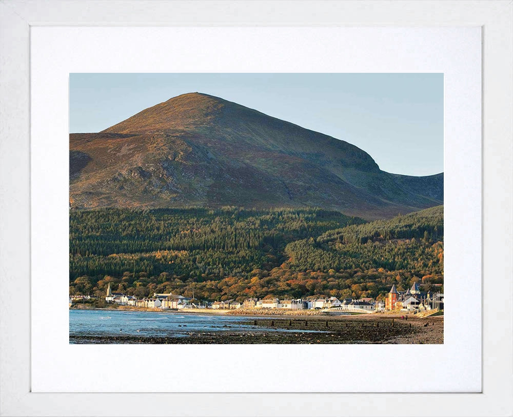 Co Down - Slieve Donnard and Newcastle Frame White