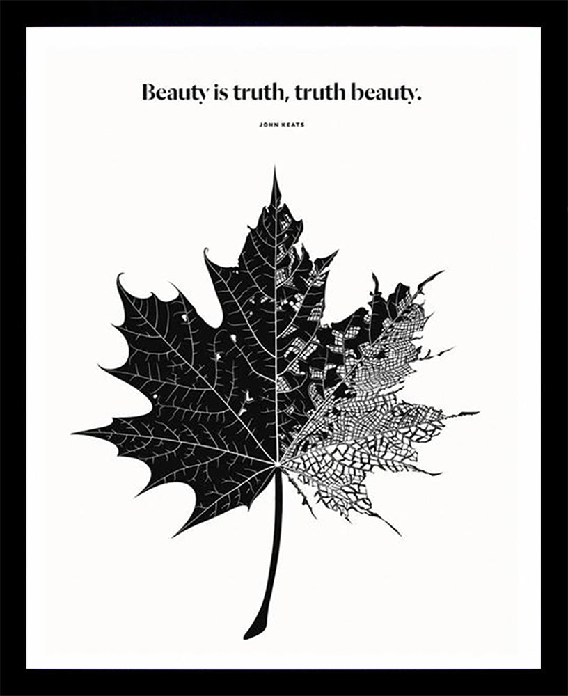John Keats - Beauty Black Box Frame