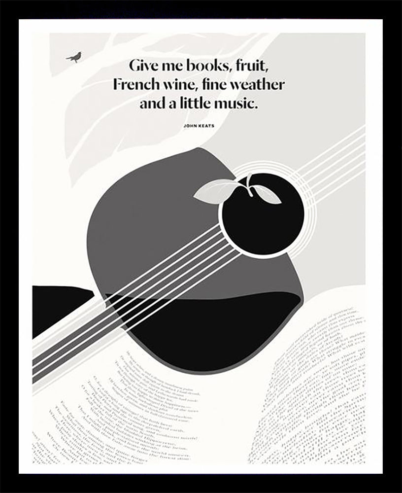 John Keats - Music Black Box Frame