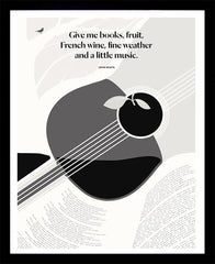 John Keats - Music Black Box Frame