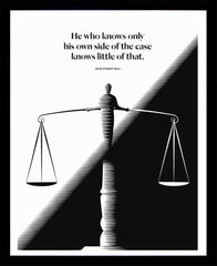 John Stuart Mill - He Who Knows Black Box Frame