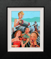 Original - Johnny The Jig With Friends Framed