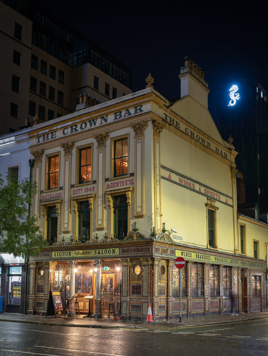 Belfast - The Crown Bar Unframed