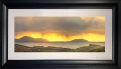 Belfast - Trawbreaga Sunset - Ltd Edition - Chunky Black Frame