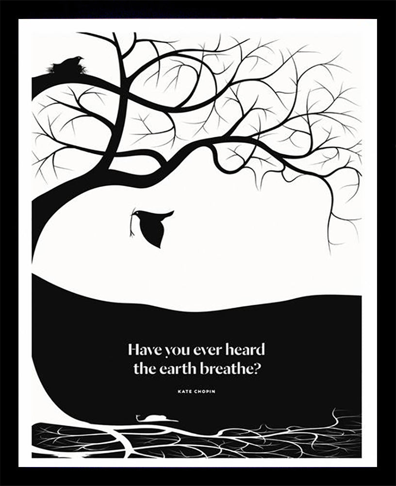 Kate Chopin - Earth Black Box Frame