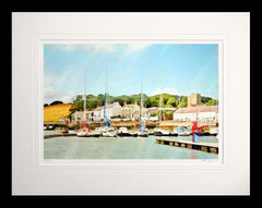Co Down - Portaferry Ards Peninsula Flat Black Frame