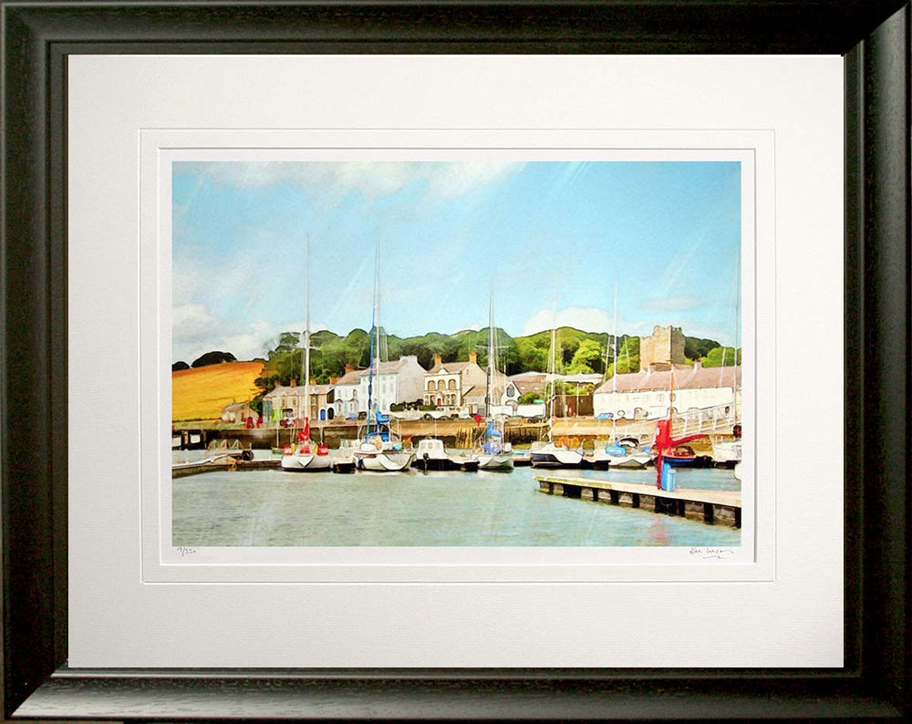 Co Down - Portaferry Ards Peninsula Frame Black Moulded 60x47.5