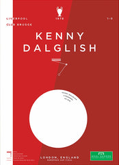 Liverpool - Kenny Dalglish vs Club Brugge 1978 Unframed