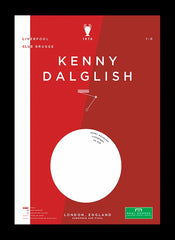 Liverpool - Kenny Dalglish vs Club Brugge 1978 Framed 30x42 no mount